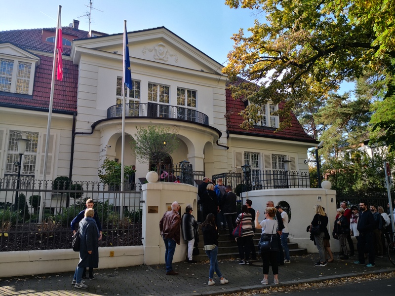 Ambasada RP w Berlinie, Głosowanie do Sejmu i Senatu, 13.10.2019